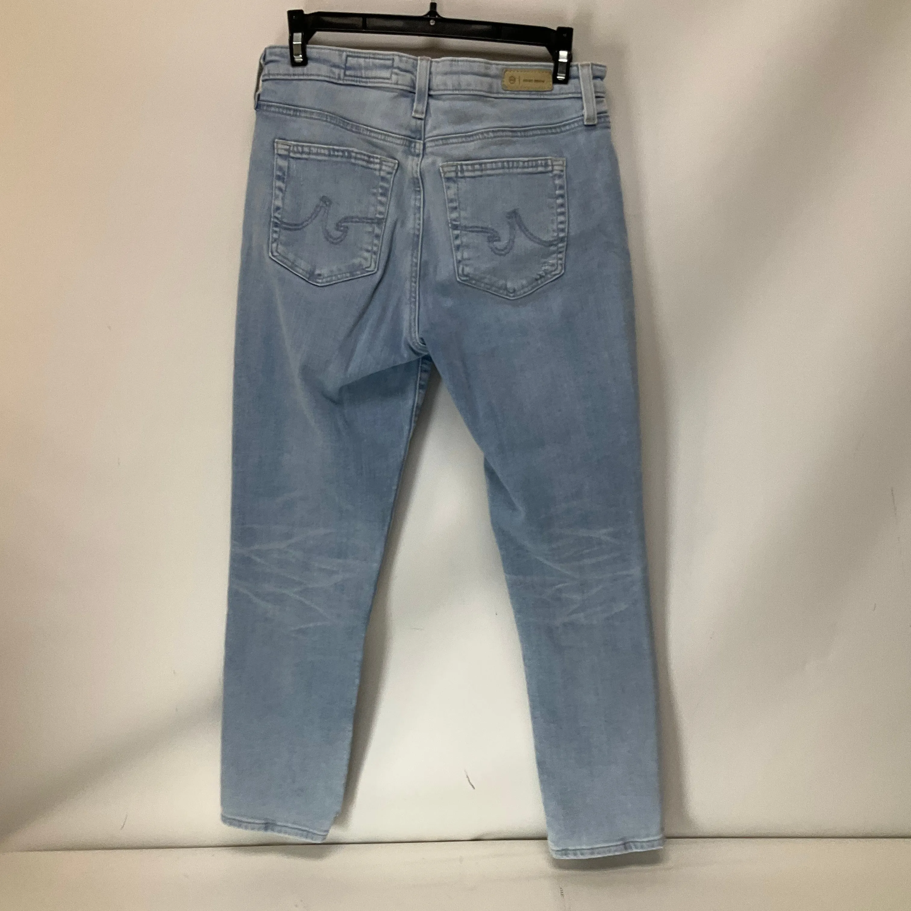 Jeans Skinny By Ag Jeans In Blue Denim, Size: 6