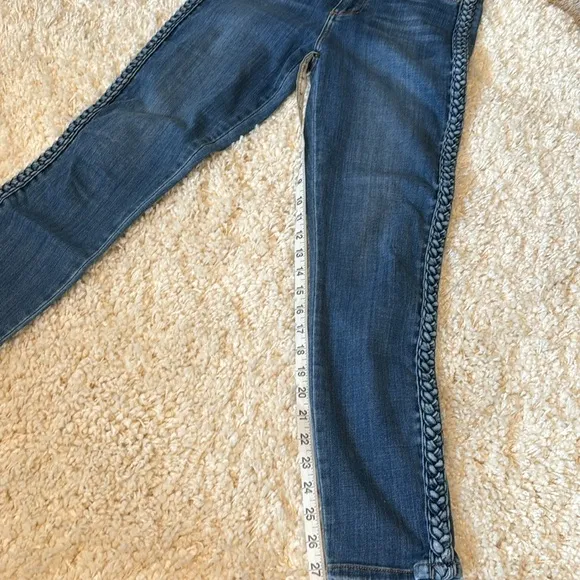 JOE'S Womens The Charlie High Rise Skinny Ankle Pockets Denim Jeans Blue Size 28