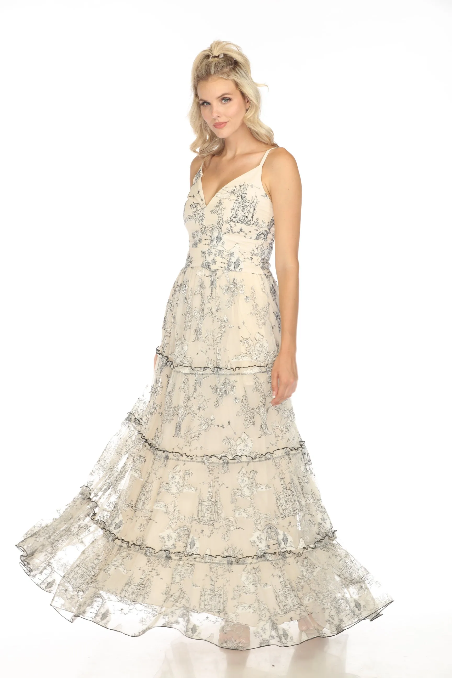 Johnny Was House On Hill Long Dress R34424-5