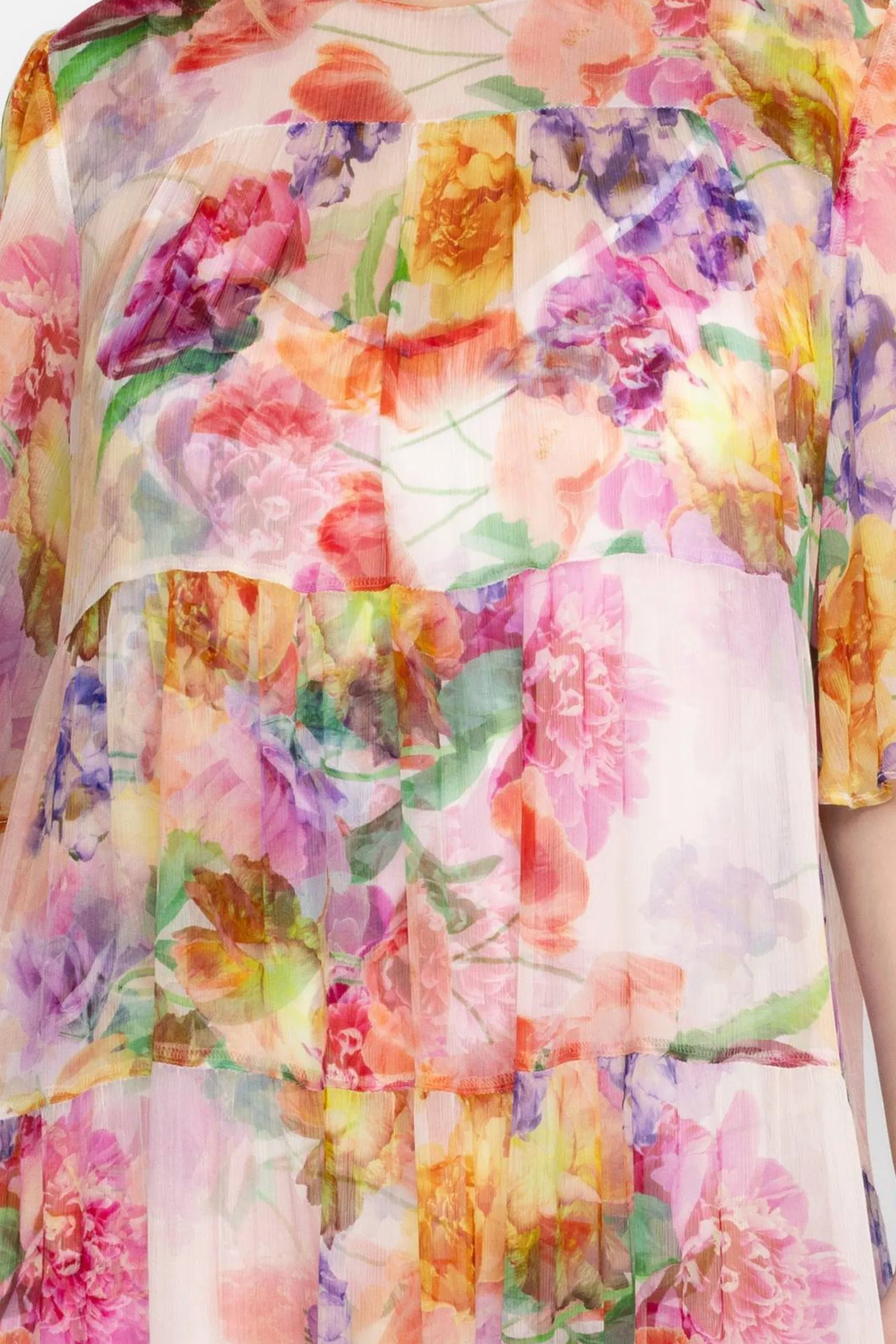 Johnny Was Jade Fionna Silk Maxi Dress L34224 Plus Size