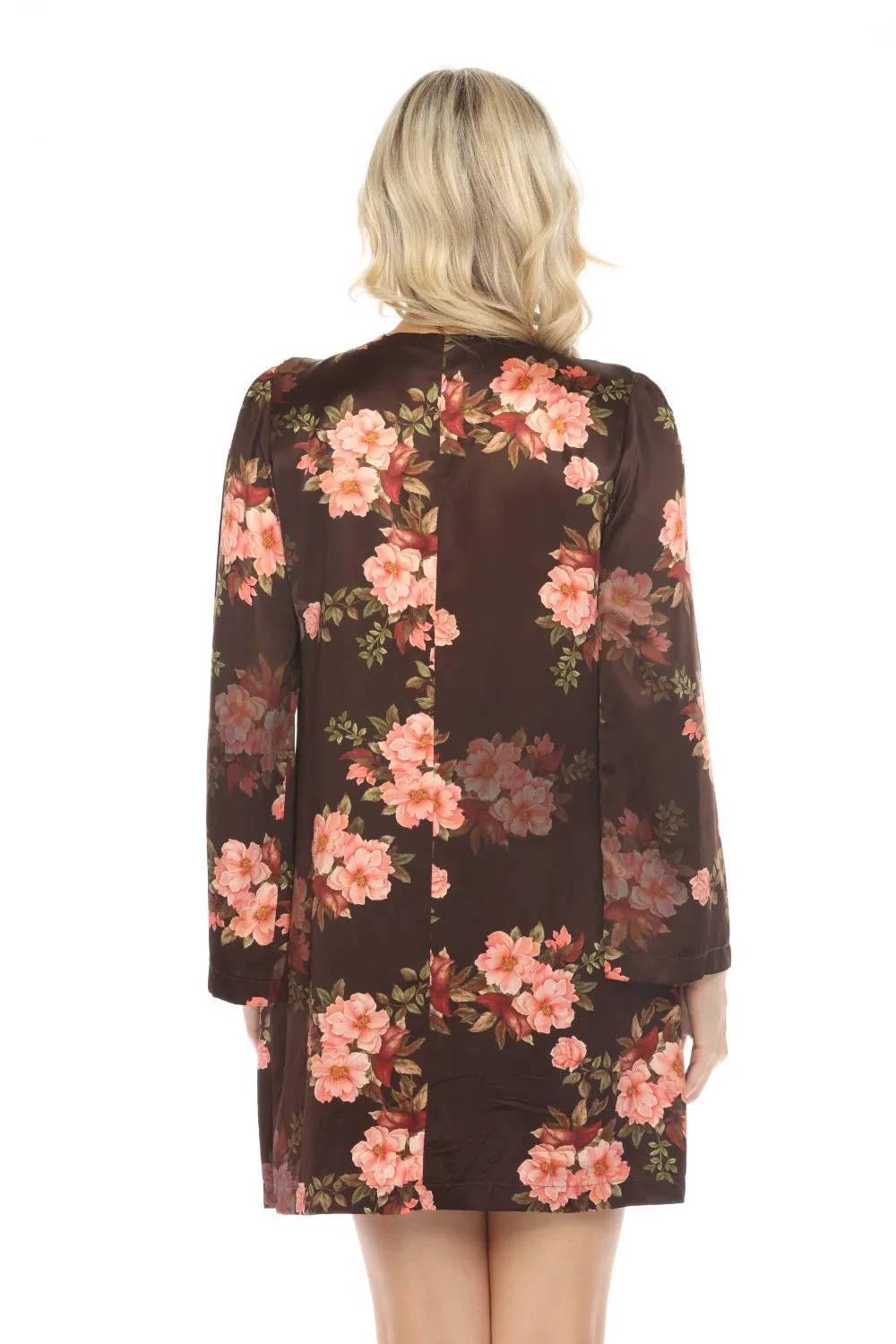 Johnny Was Jade Spell Of Winonna Floral Silk Mini Dress L35523 Boho Chic