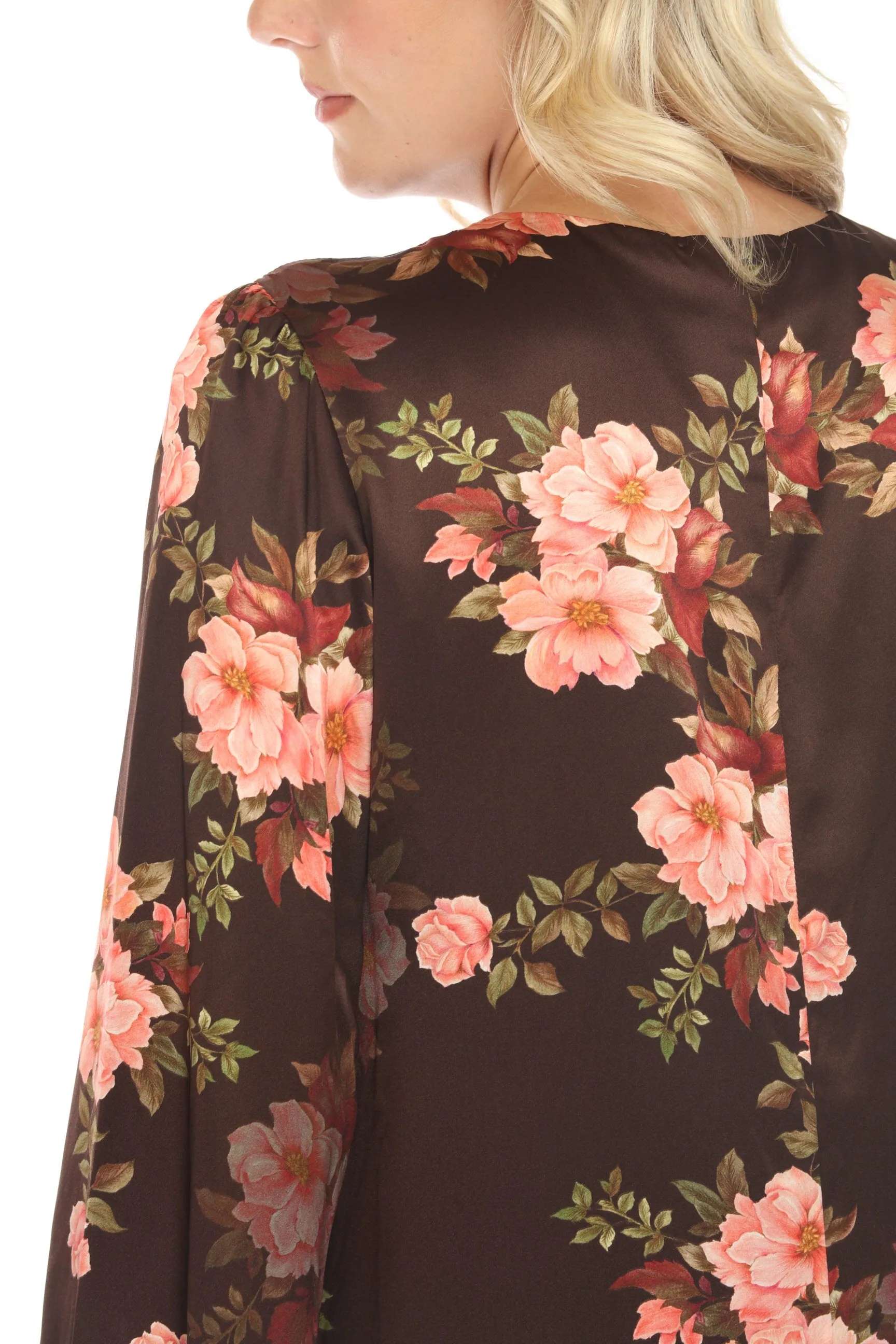 Johnny Was Jade Spell Of Winonna Floral Silk Mini Dress L35523 Boho Chic