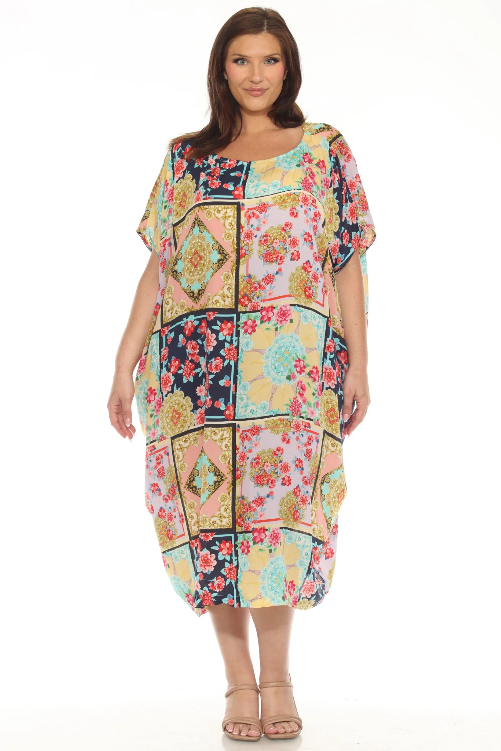 Johnny Was Jasper Cocoon Kaftan Dress CSW2422-YX Plus Size