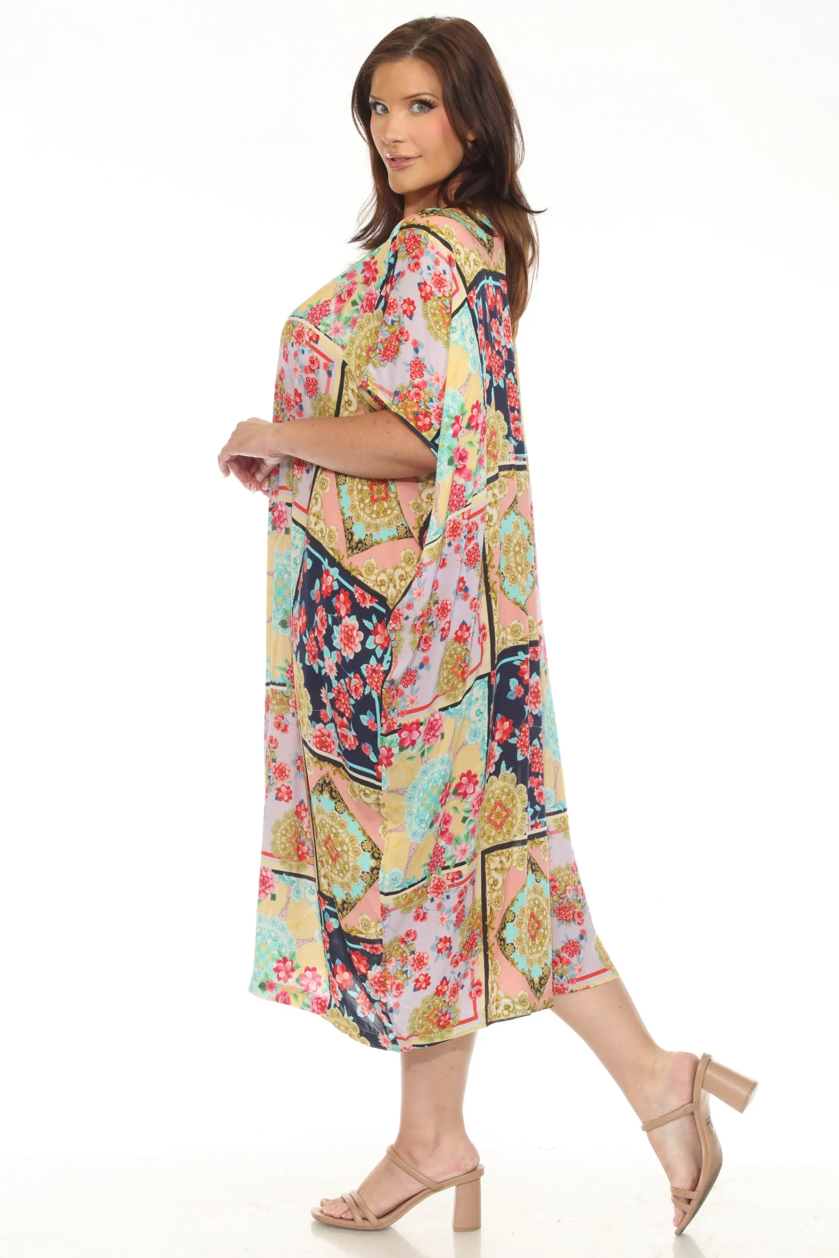 Johnny Was Jasper Cocoon Kaftan Dress CSW2422-YX Plus Size