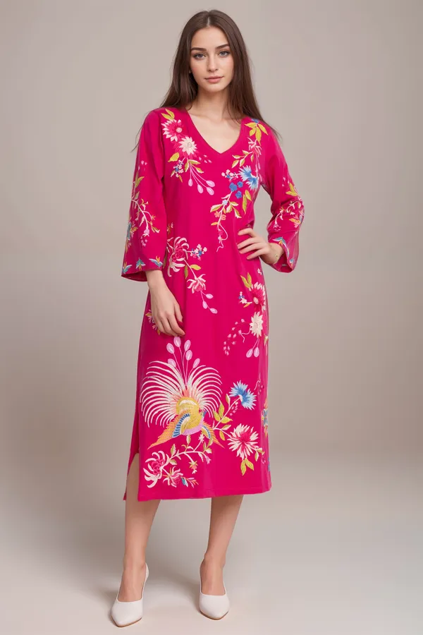 Johnny Was Julie Kimono Sleeve Tee Dress R32423-E *
