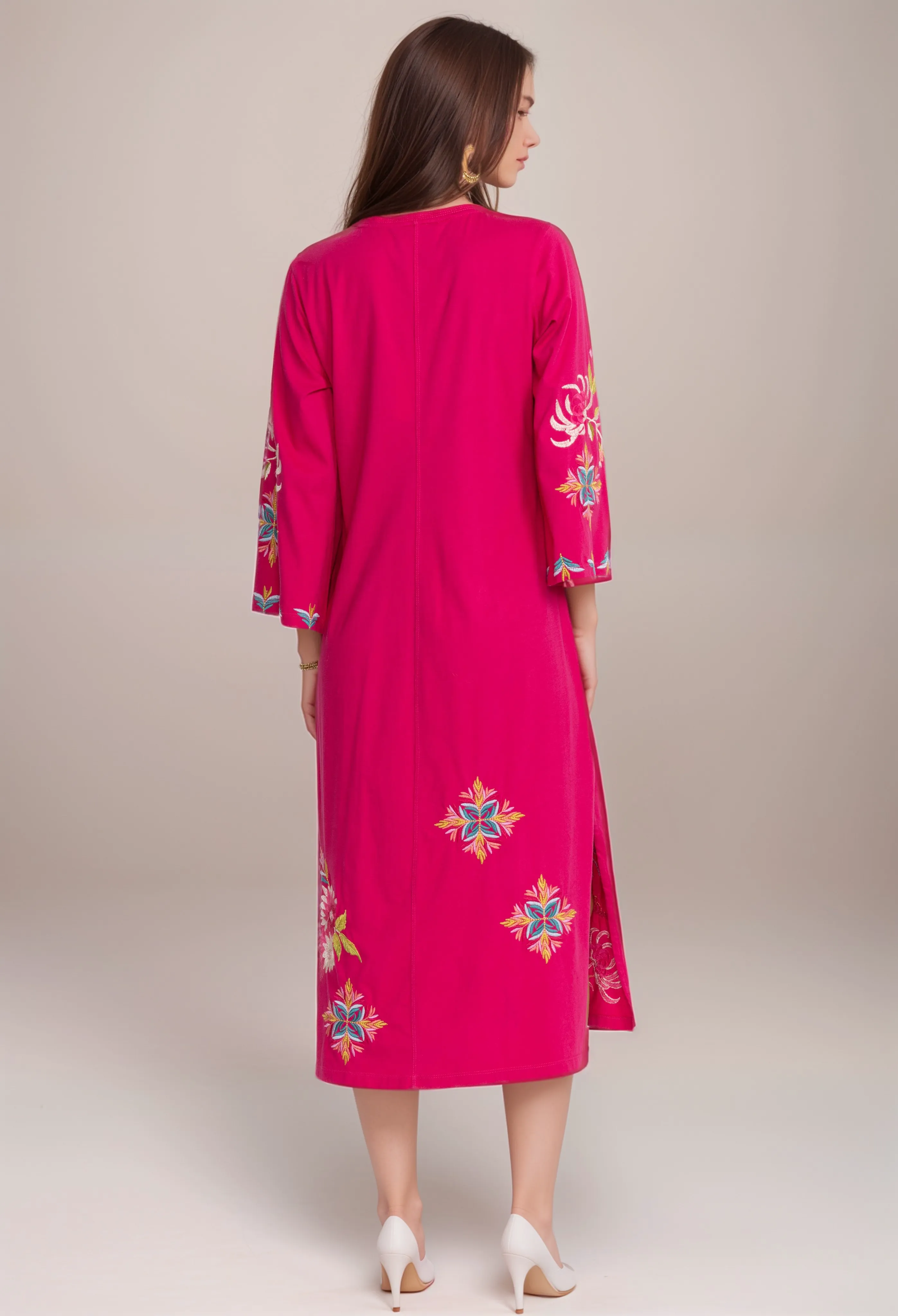 Johnny Was Julie Kimono Sleeve Tee Dress R32423-E *