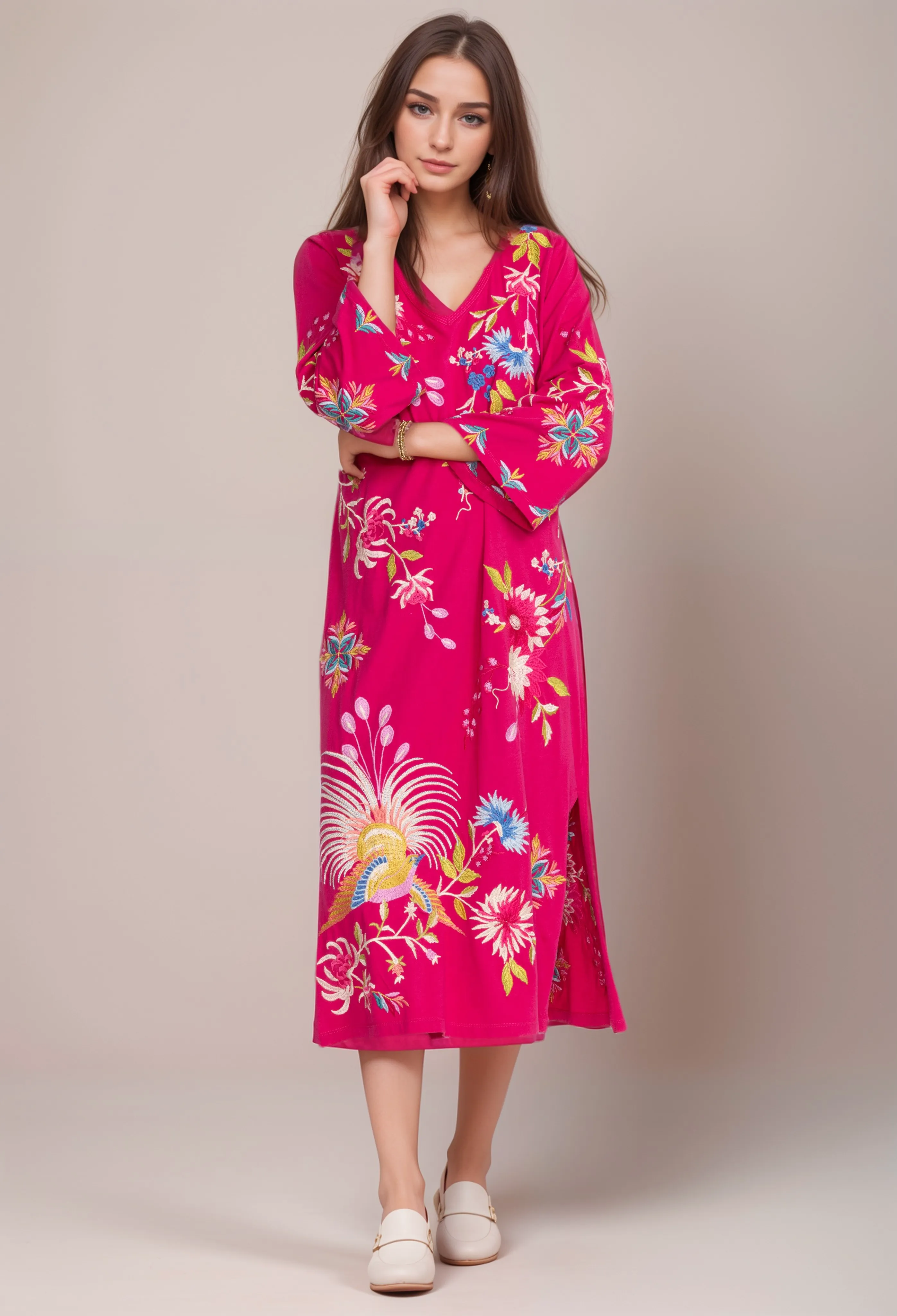 Johnny Was Julie Kimono Sleeve Tee Dress R32423-E *