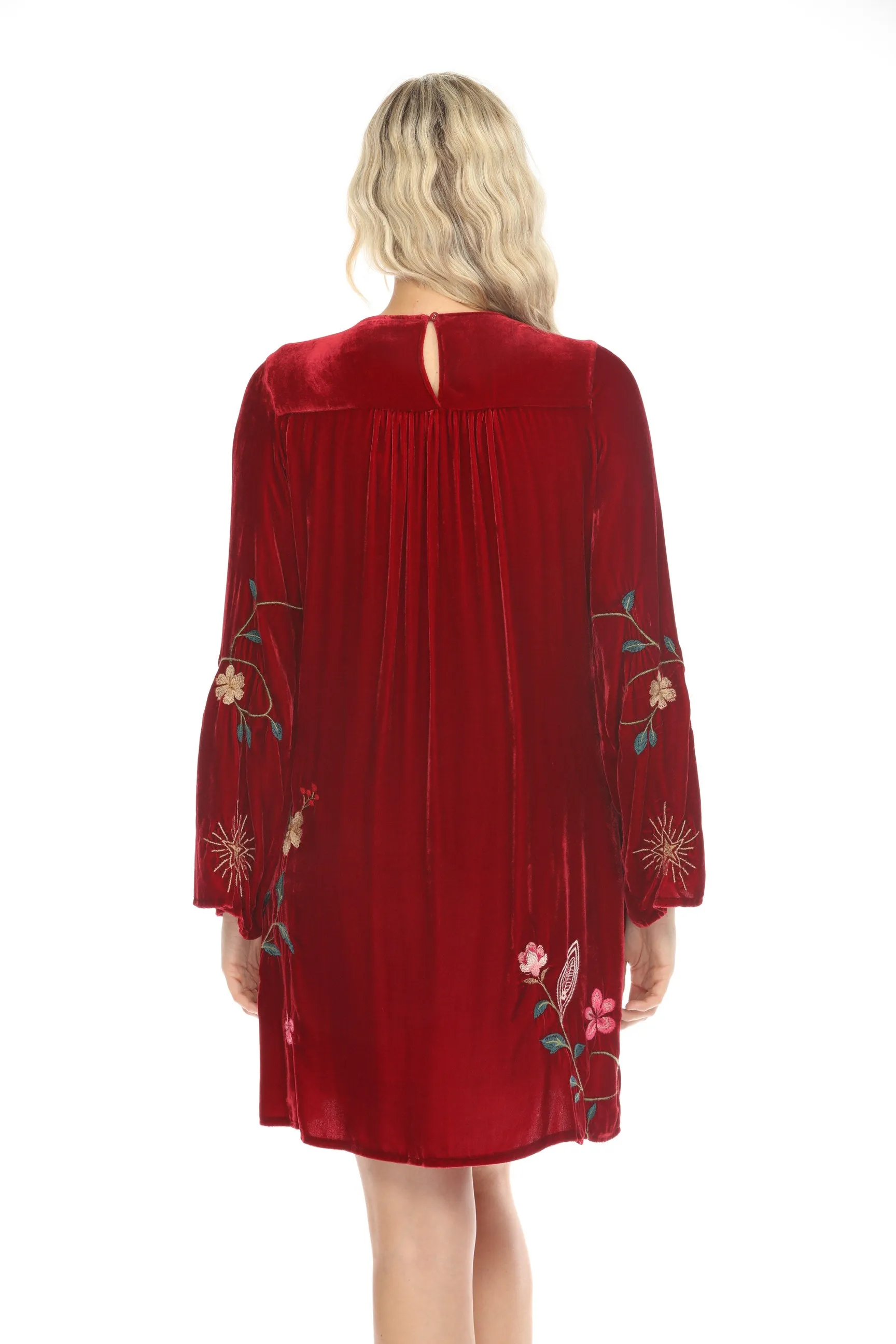 Johnny Was JWLA Rhoda Kimono Sleeve Velvet Swing Dress J34324-O