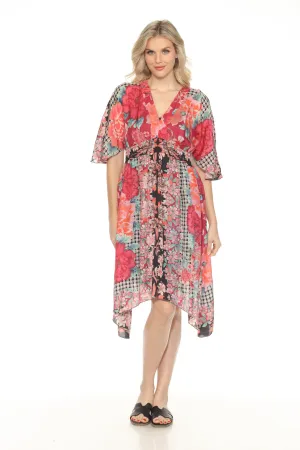 Johnny Was Svetka Floral Silk Dress C34924-6