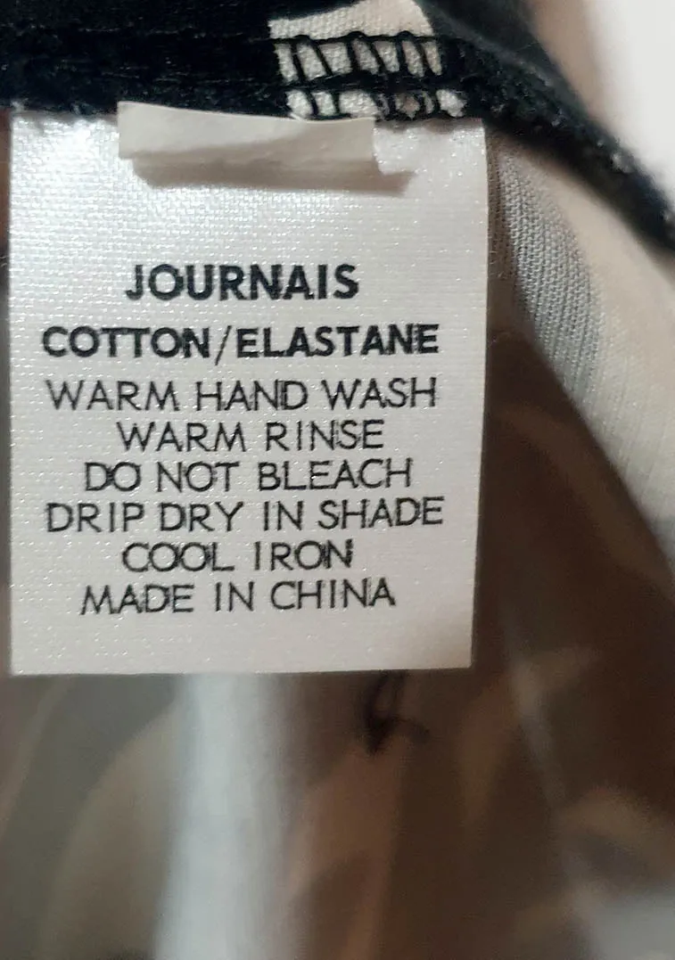 Journais black and white dress size 16
