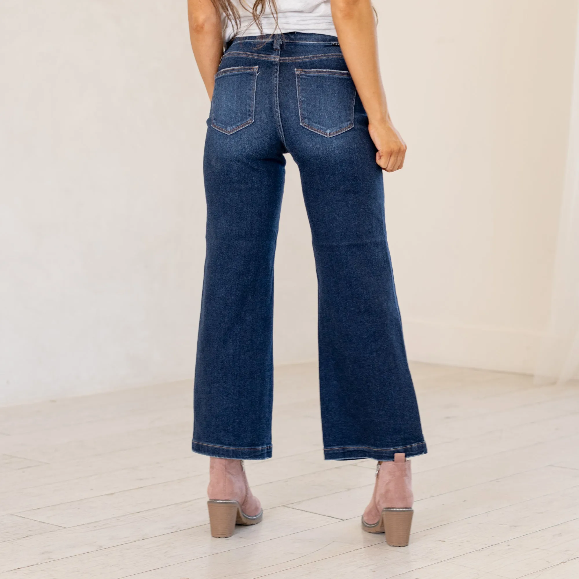 Kaden High Rise Slim Barrel Fit Regular & Plus Sizes