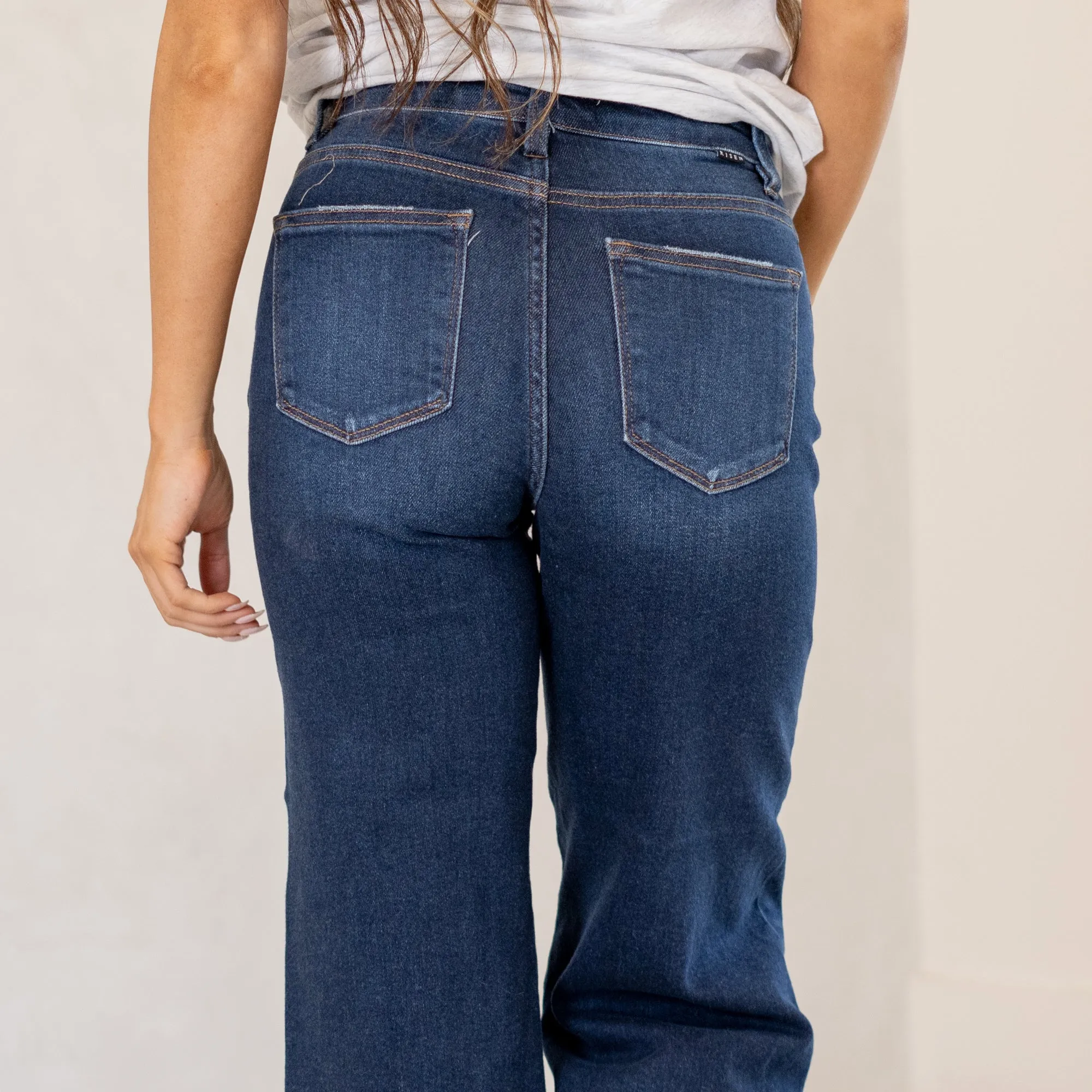 Kaden High Rise Slim Barrel Fit Regular & Plus Sizes