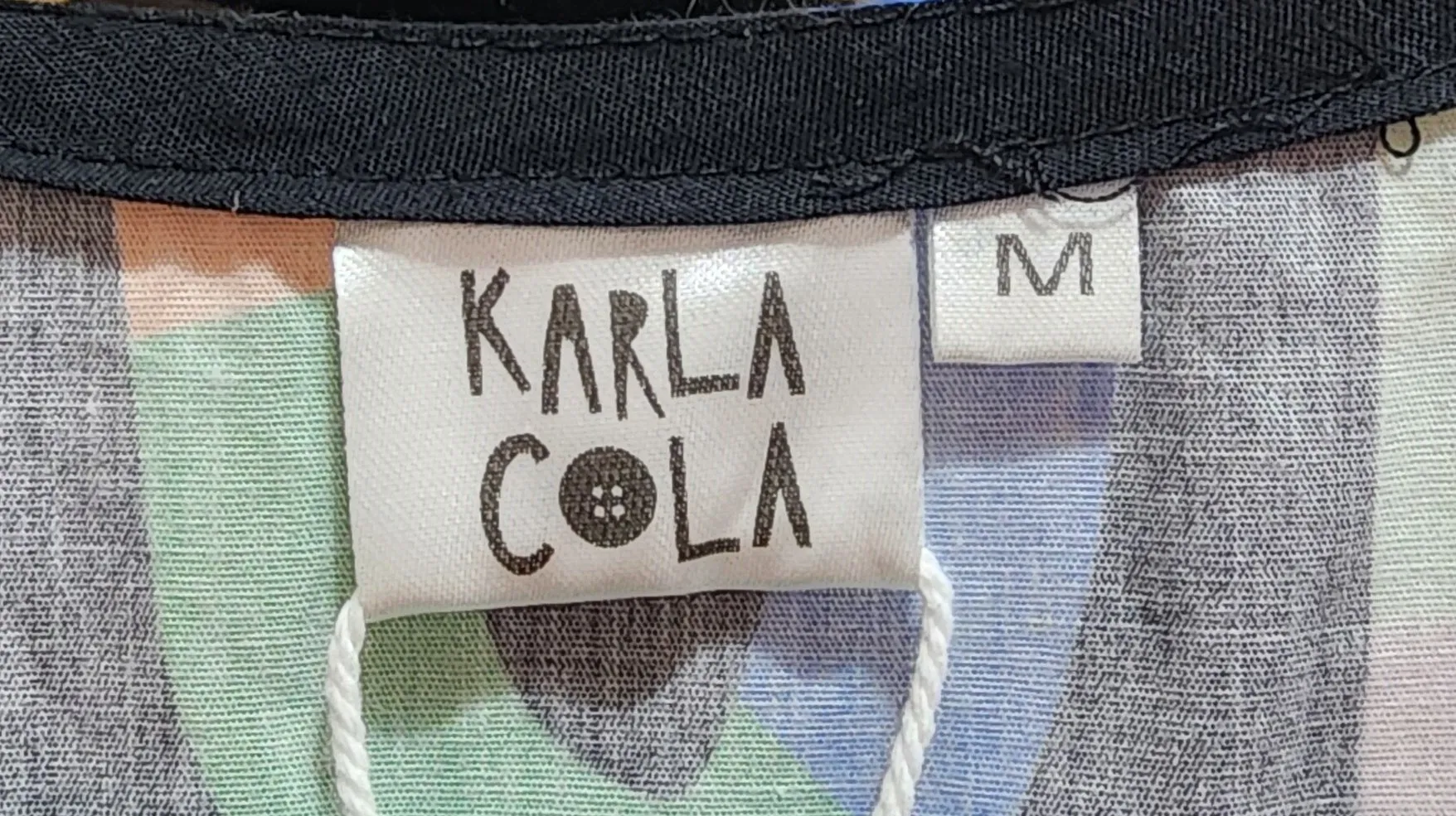 Kala Cola black cotton dress size Medium