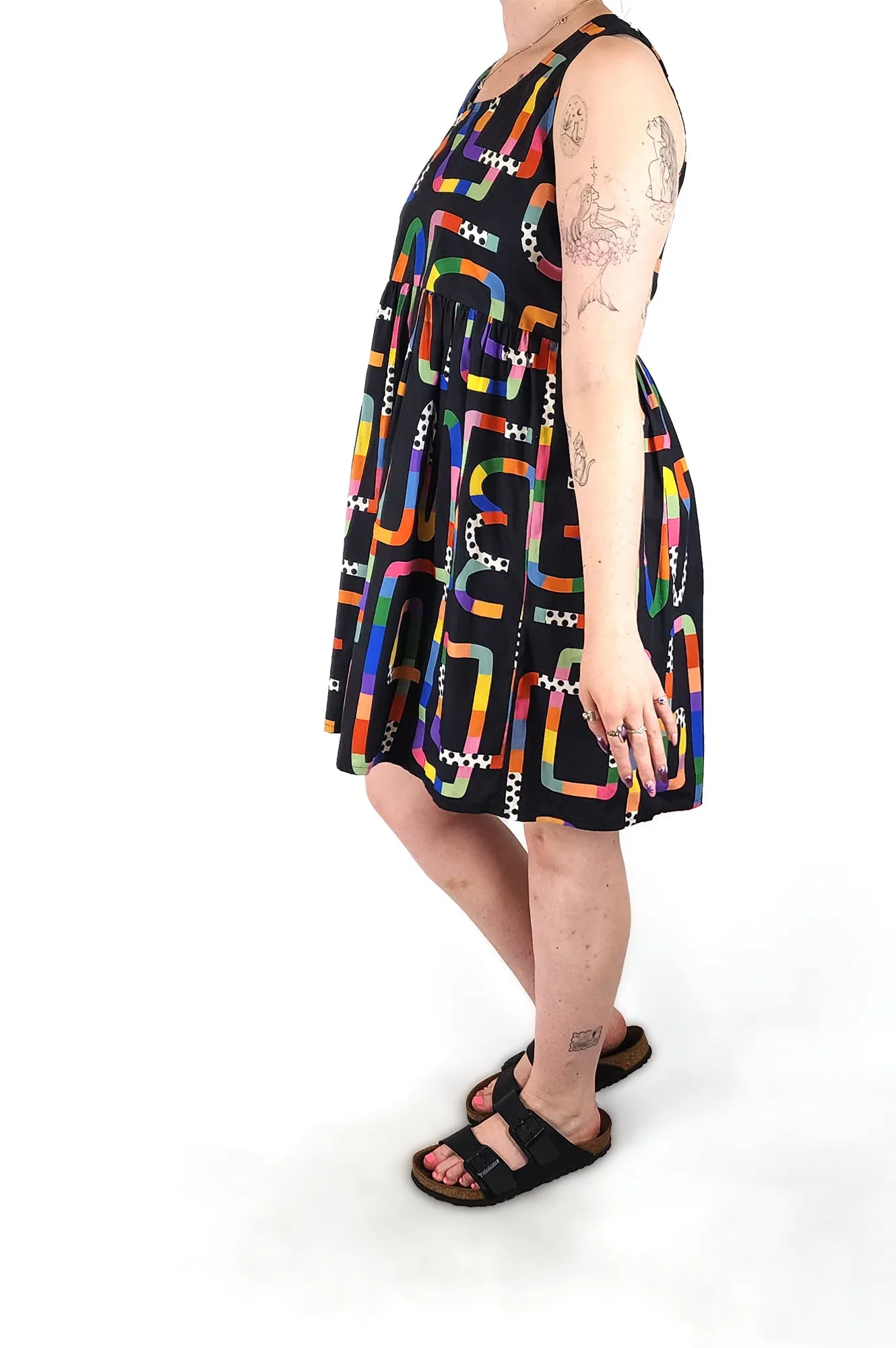 Kala Cola black cotton dress size Medium