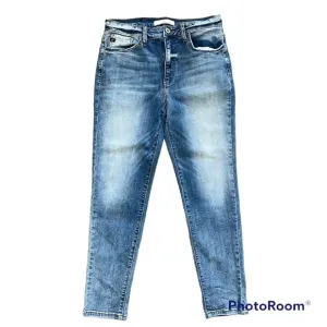 Kancan Lightwash Blue Skinny Jeans, Slight Stretch Woman Size 28