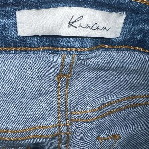 Kancan Lightwash Blue Skinny Jeans, Slight Stretch Woman Size 28