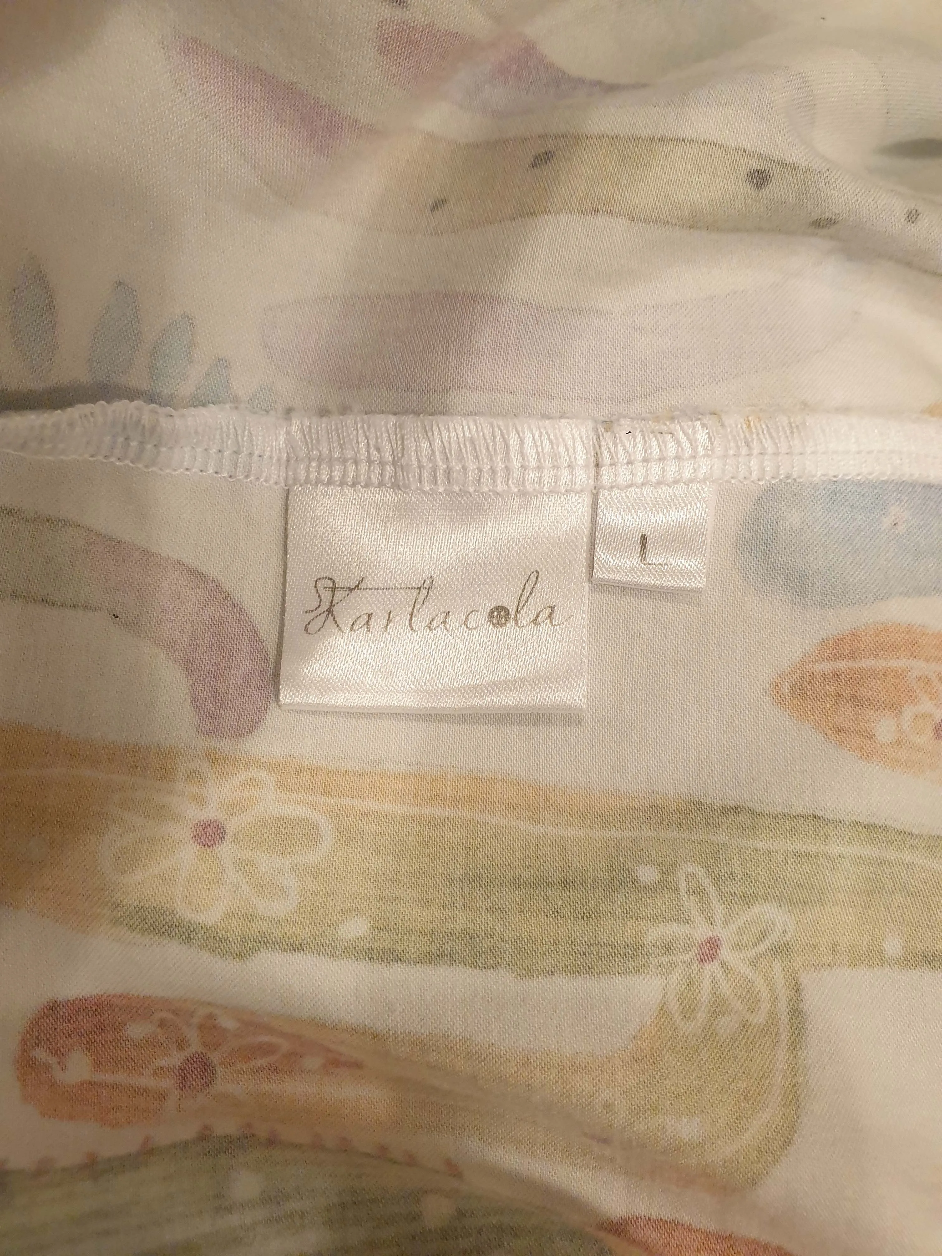 Karla Cola cactus print sleeveless dress size L (best fits 12-small 14)
