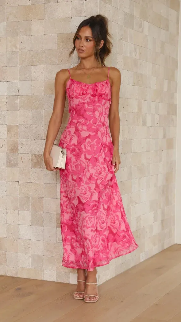 Karsyn - Printed cutout dress with boxback