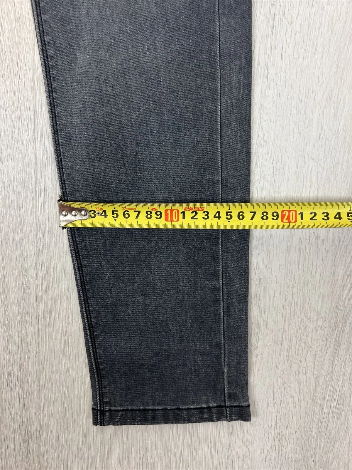 Kenji Mens Slim Jeans Size 30 (2 Pairs - Black & Blue)