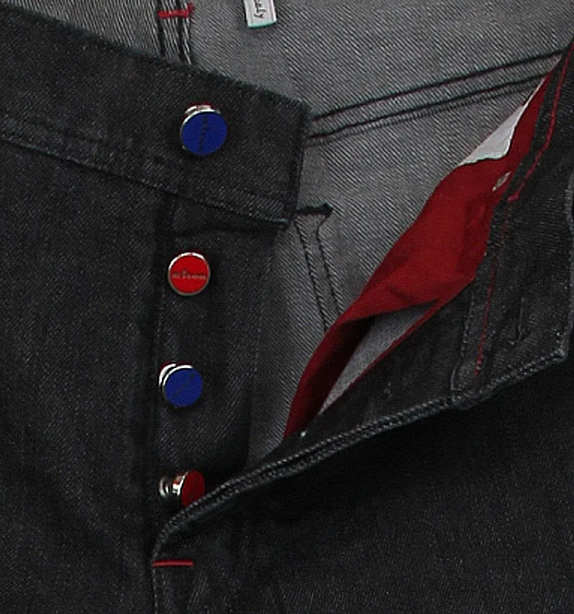Kiton Black Jeans - Slim