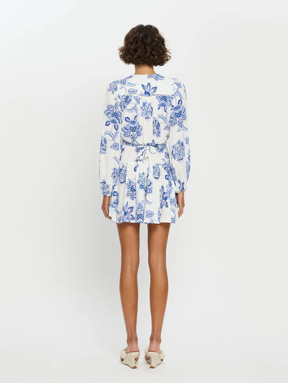 Kivari Chiara Tie Front Mini Dress