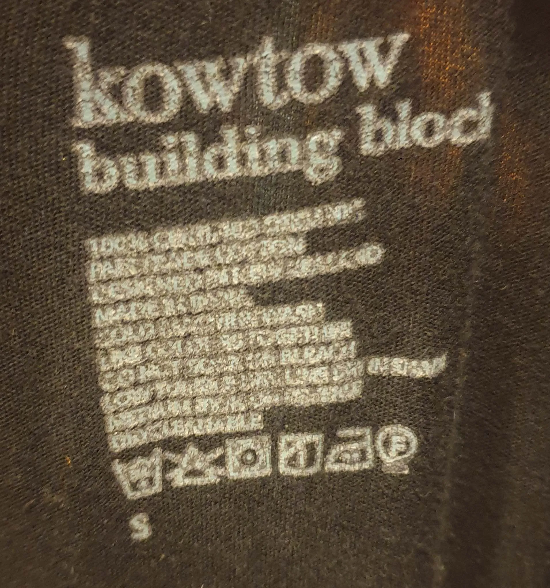 Kowtow black organic cotton "building blocks" maxi dress size S