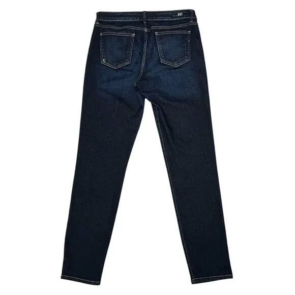 Kut From The Kloth Diana Kurvy Skinny Mid Rise Stretch Blue Jeans Women Size 12