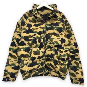 [L] A Bathing Ape Bape Nigo Era 1st Camo Down Puffer Jacket