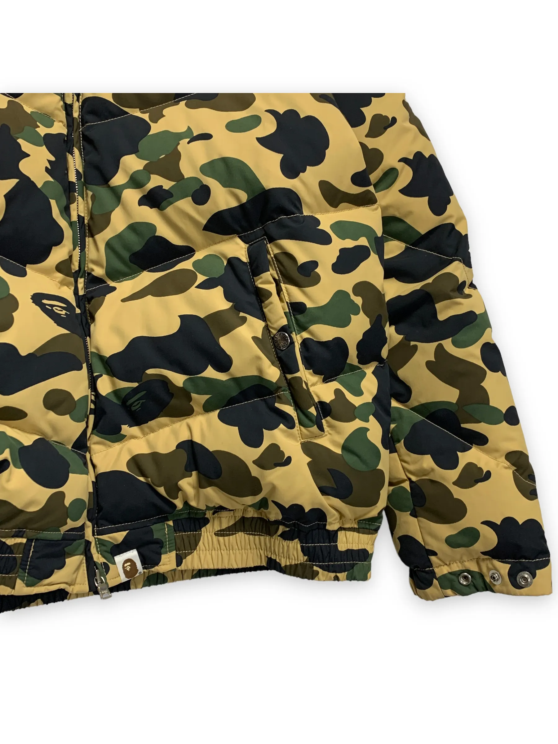 [L] A Bathing Ape Bape Nigo Era 1st Camo Down Puffer Jacket