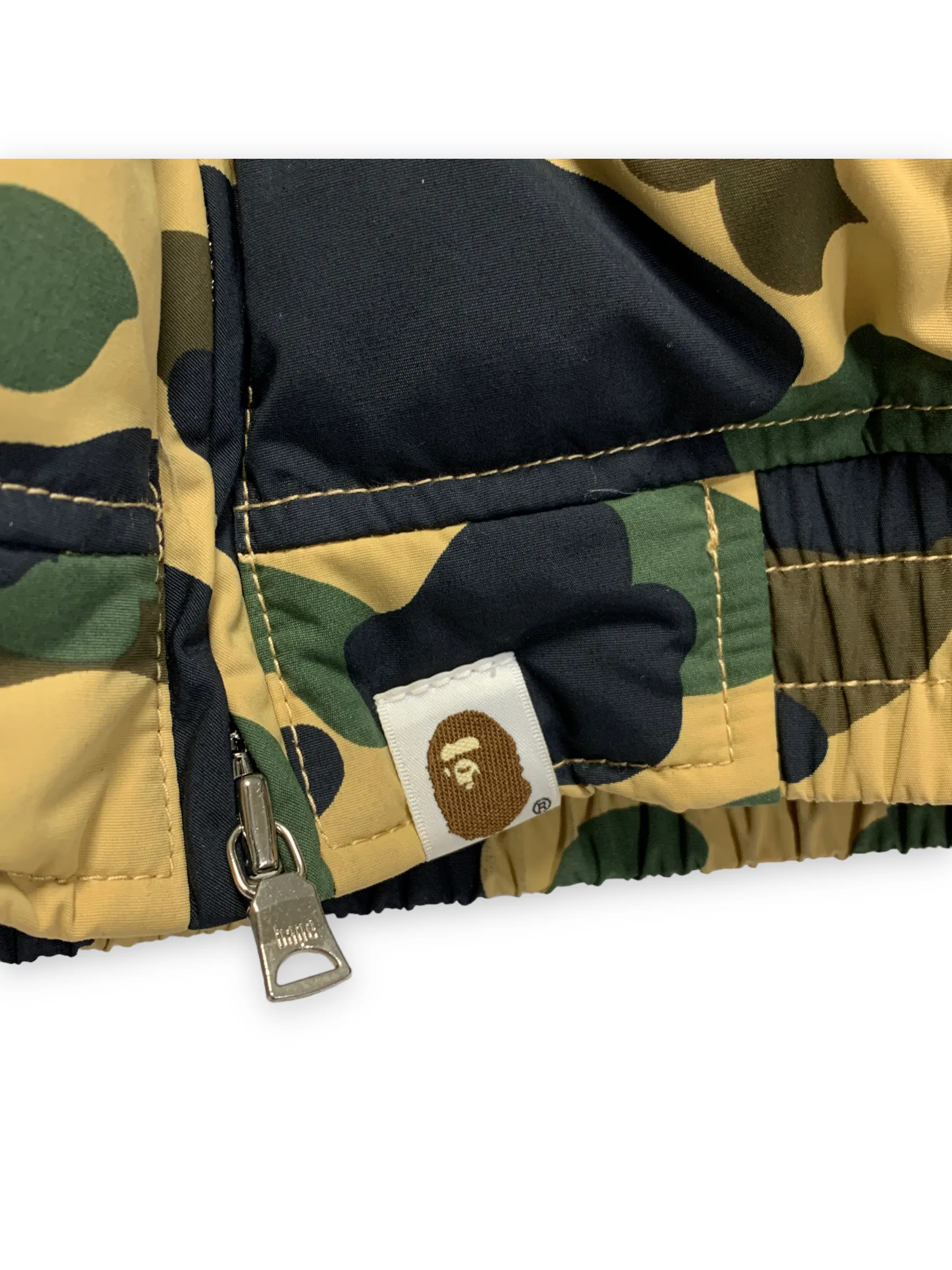 [L] A Bathing Ape Bape Nigo Era 1st Camo Down Puffer Jacket