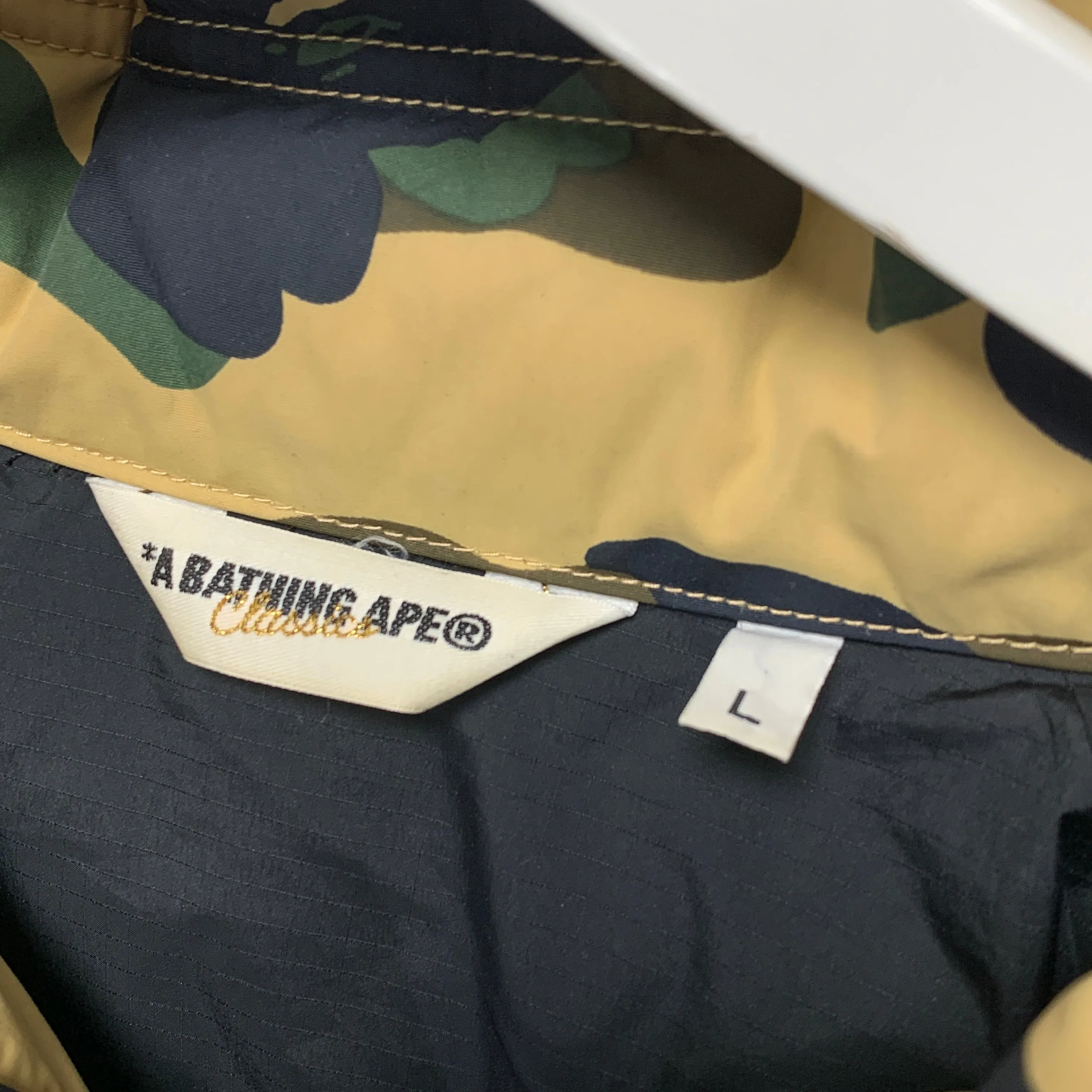 [L] A Bathing Ape Bape Nigo Era 1st Camo Down Puffer Jacket