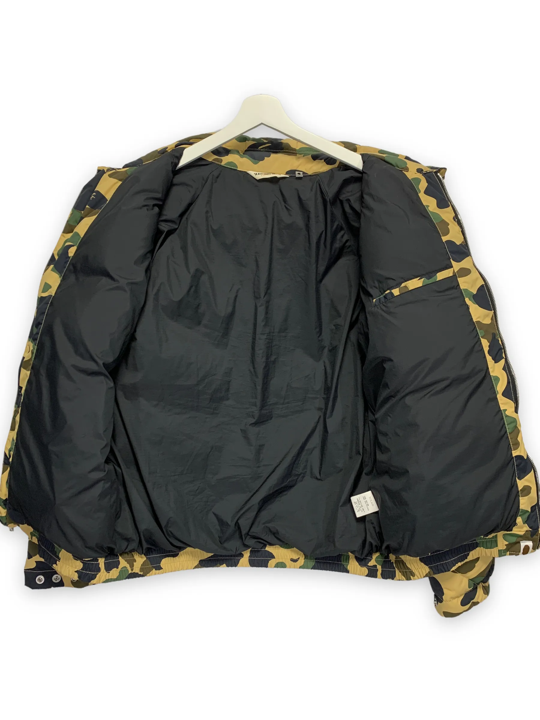 [L] A Bathing Ape Bape Nigo Era 1st Camo Down Puffer Jacket