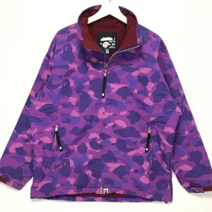 [L] A Bathing Ape Bape Vintage Color Camo Nylon Jacket