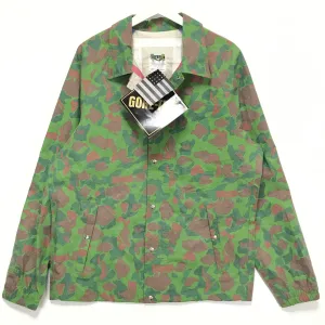 [L] VISVIM G Line Gore Tex Duck Camo Coaches Jacket