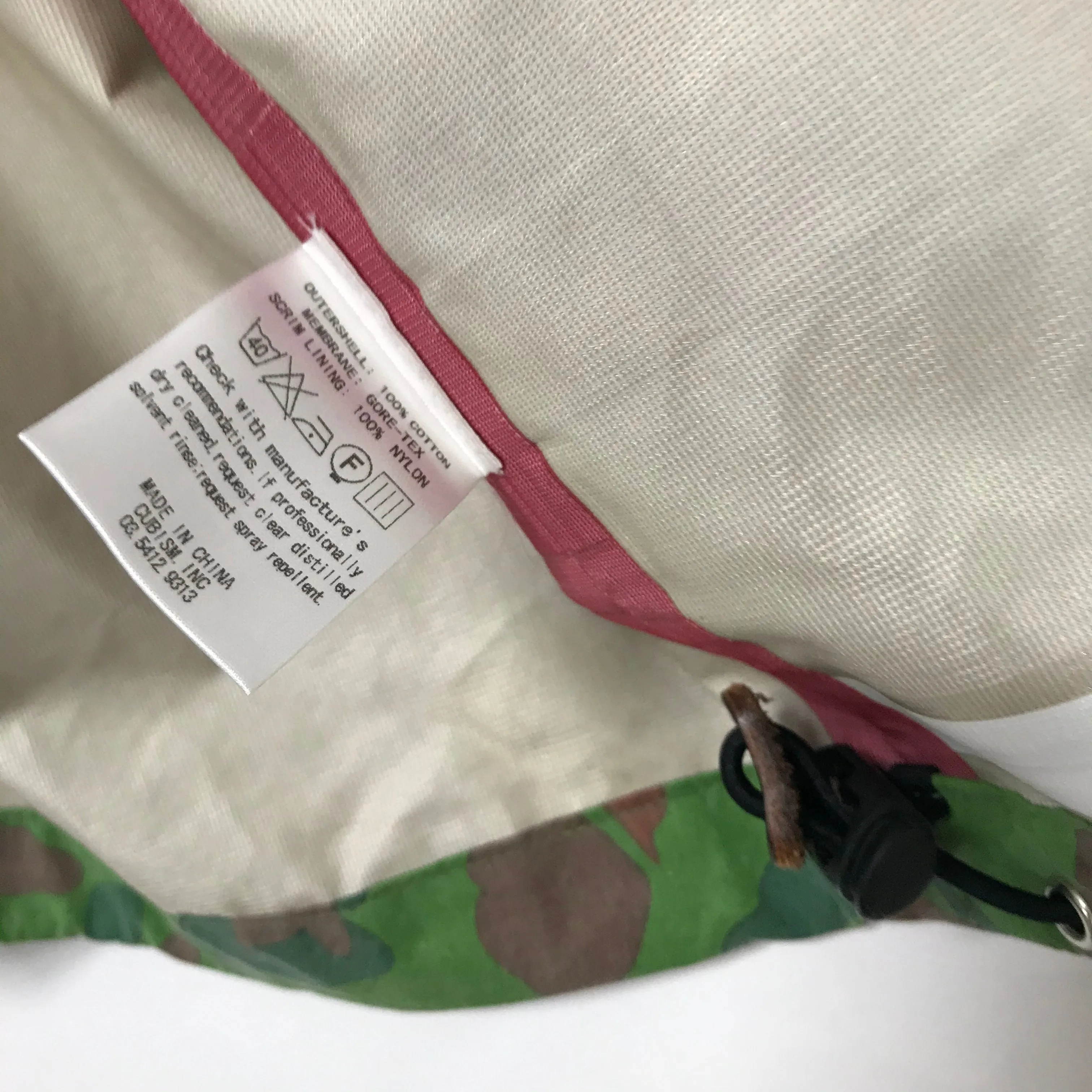 [L] VISVIM G Line Gore Tex Duck Camo Coaches Jacket