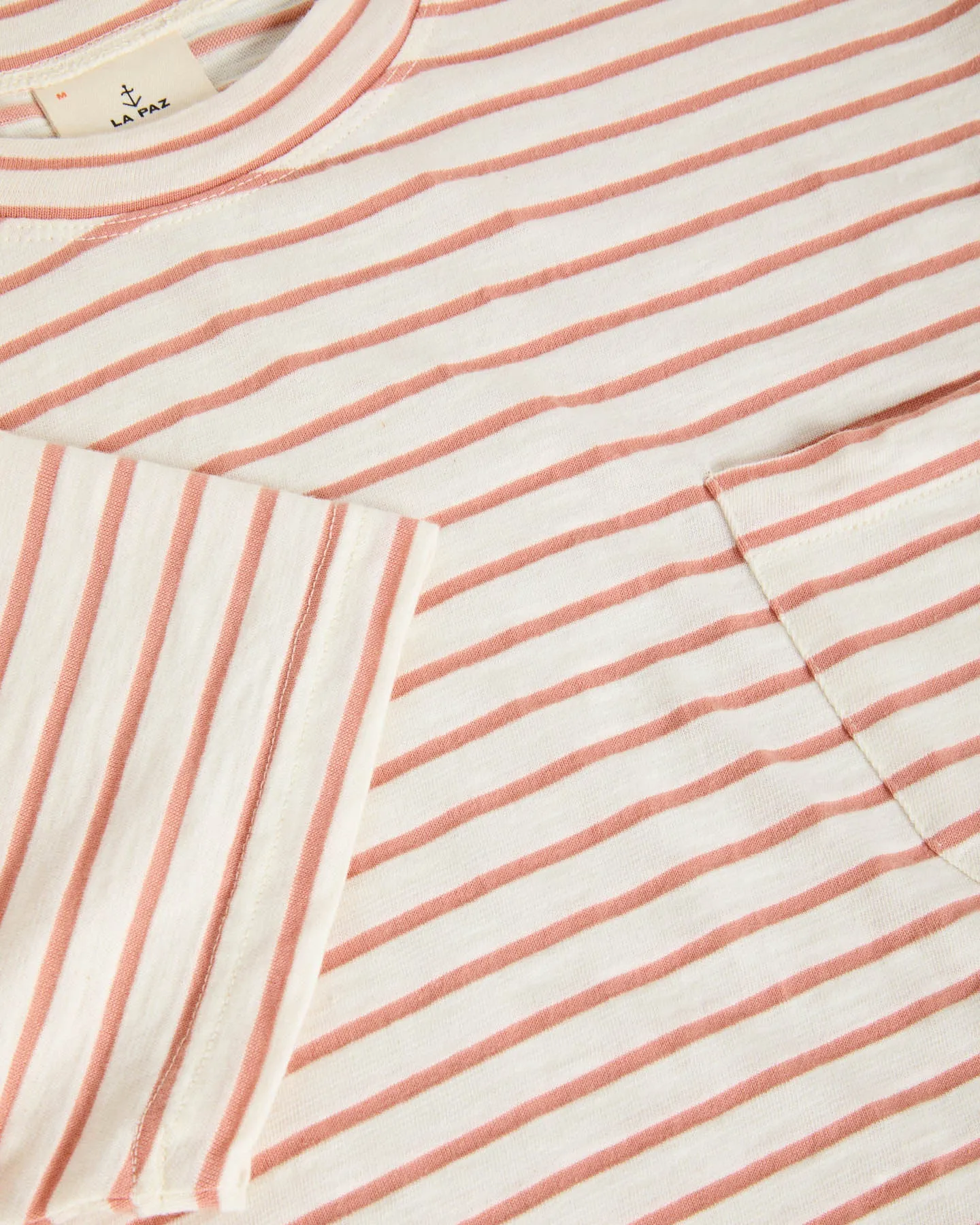 La Paz - Guerreiro Pocket Tee - Clay Stripes