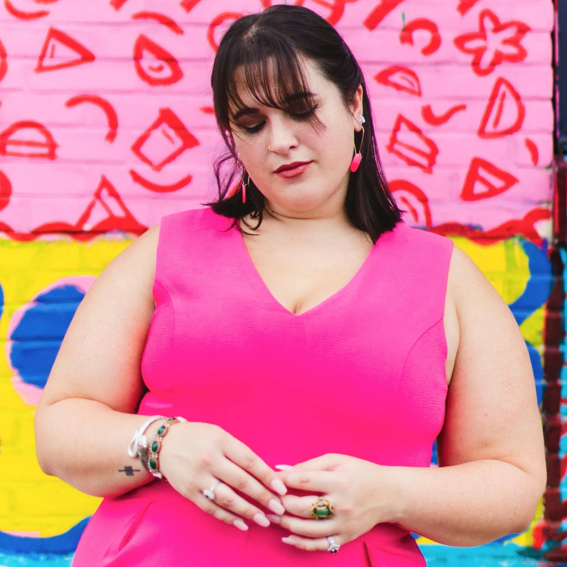 La Vie En Rose Pleated Jumpsuit