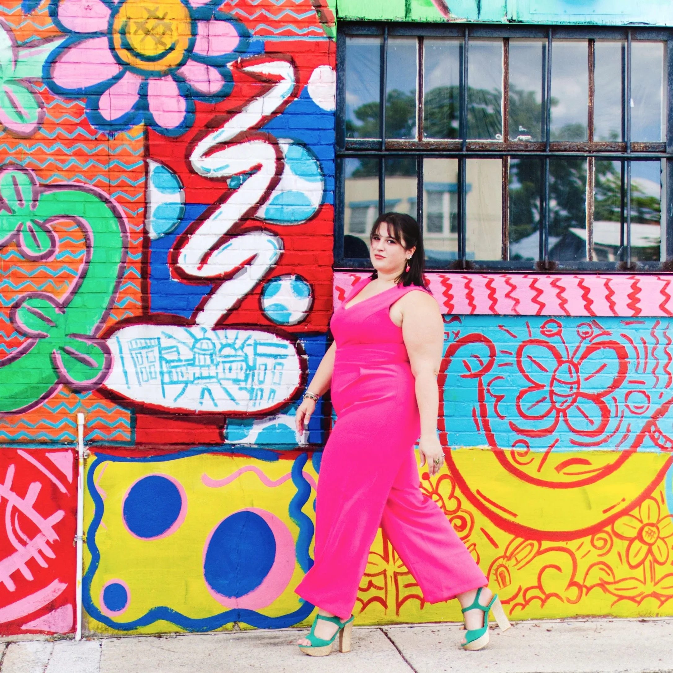 La Vie En Rose Pleated Jumpsuit