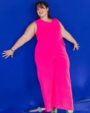 La Vie En Rose Pleated Jumpsuit