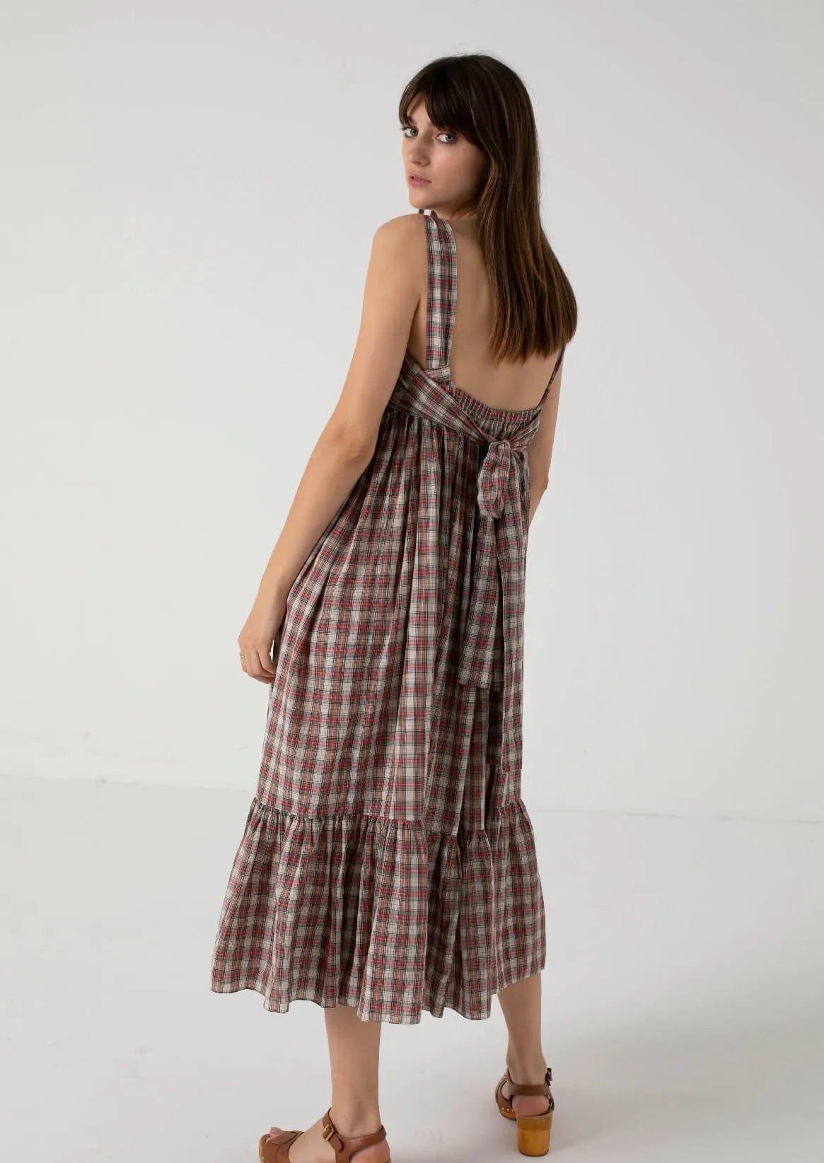 Laeticia Dress, Check
