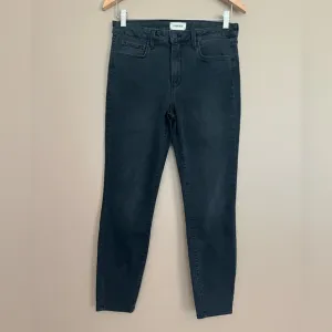 {L'AGENCE} Margot High Rise Skinny Jeans in Dark Graphite - Womens 28