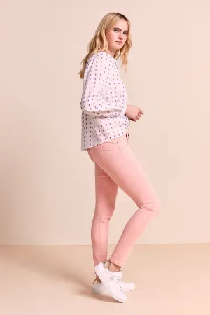 LE INDI - Jean slim peach effet push up 7/8ème