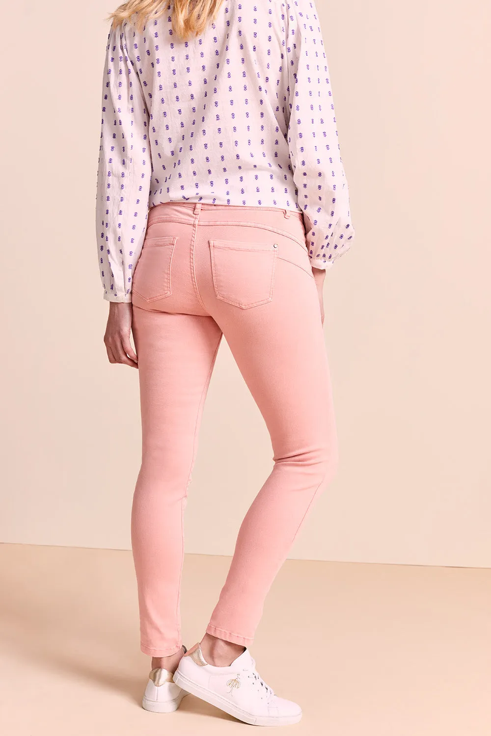 LE INDI - Jean slim peach effet push up 7/8ème