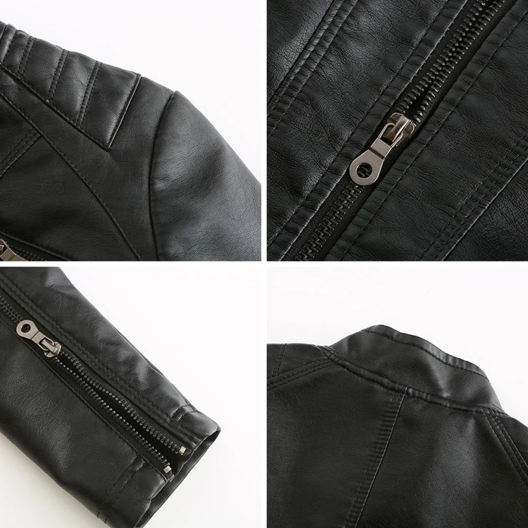 Leather jacket for women