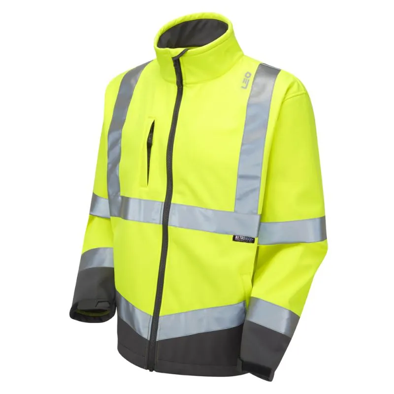 LEO BUCKLAND ISO 20471 Cl 3 Softshell Jacket