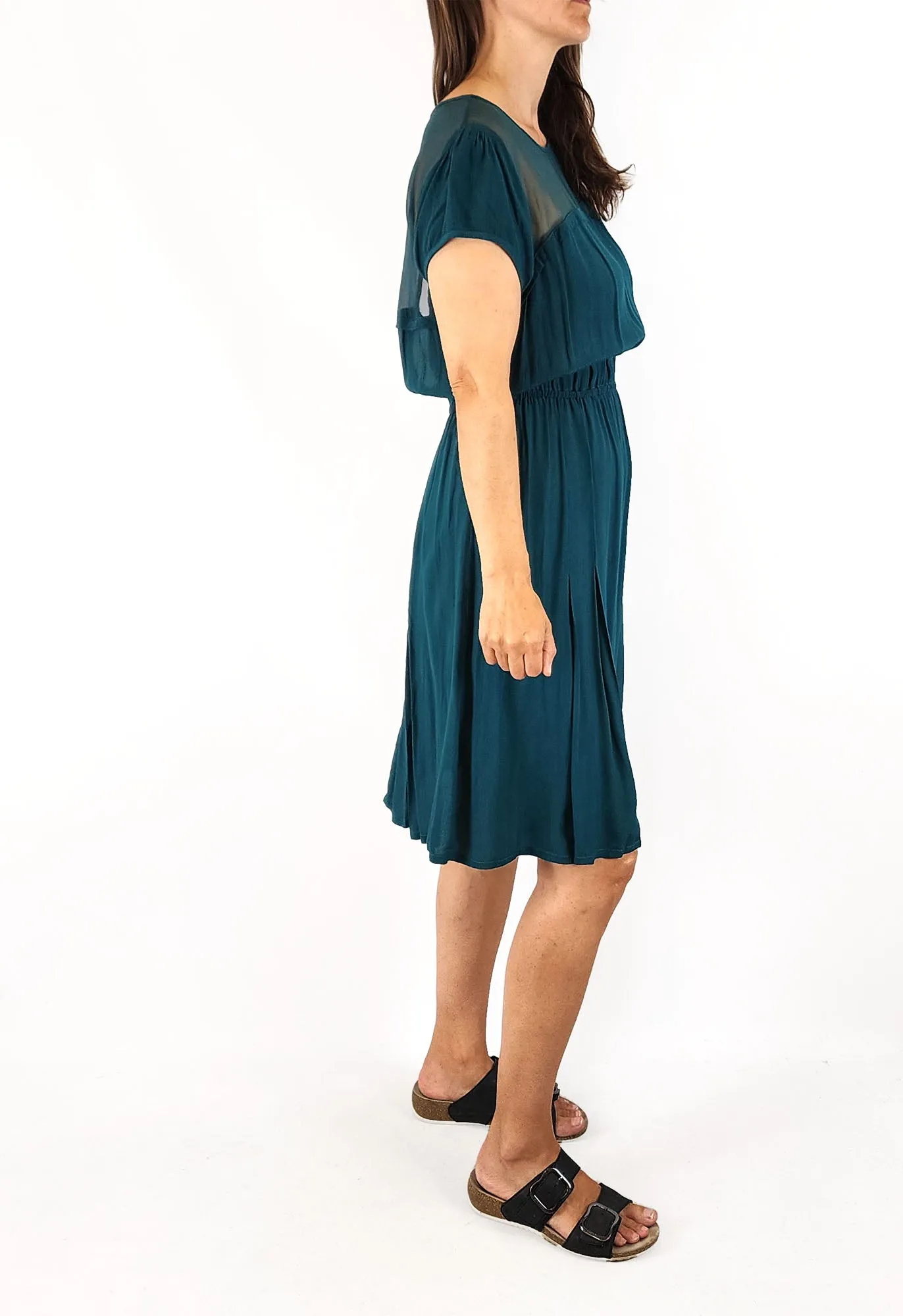 Leonard St emerald green dress size 8