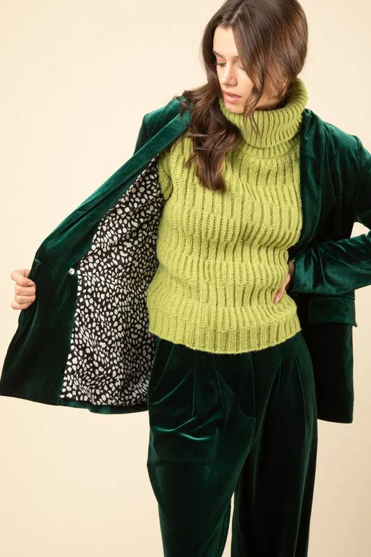 Lets Party Blazer- Green