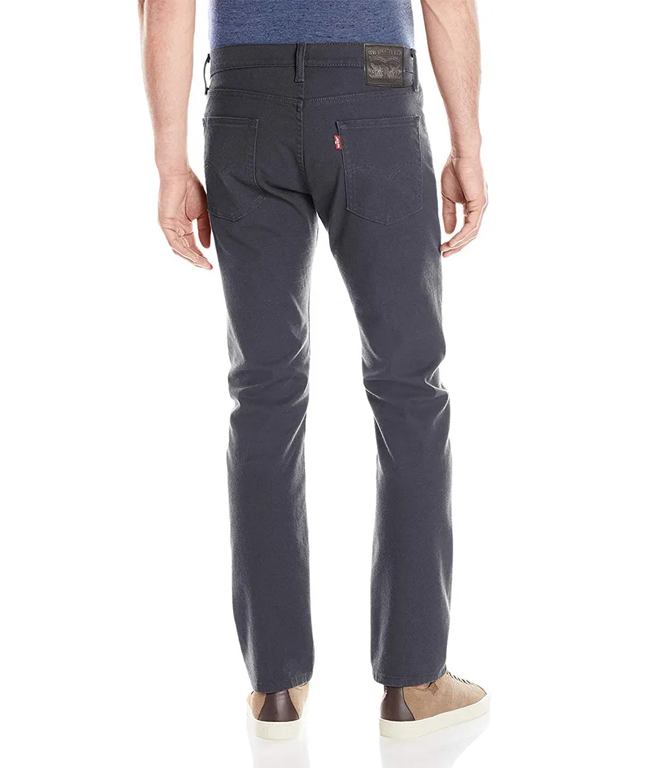 LEVI'S 513 SLIM STRAIGHT STRETCH JEANS - STEALTH