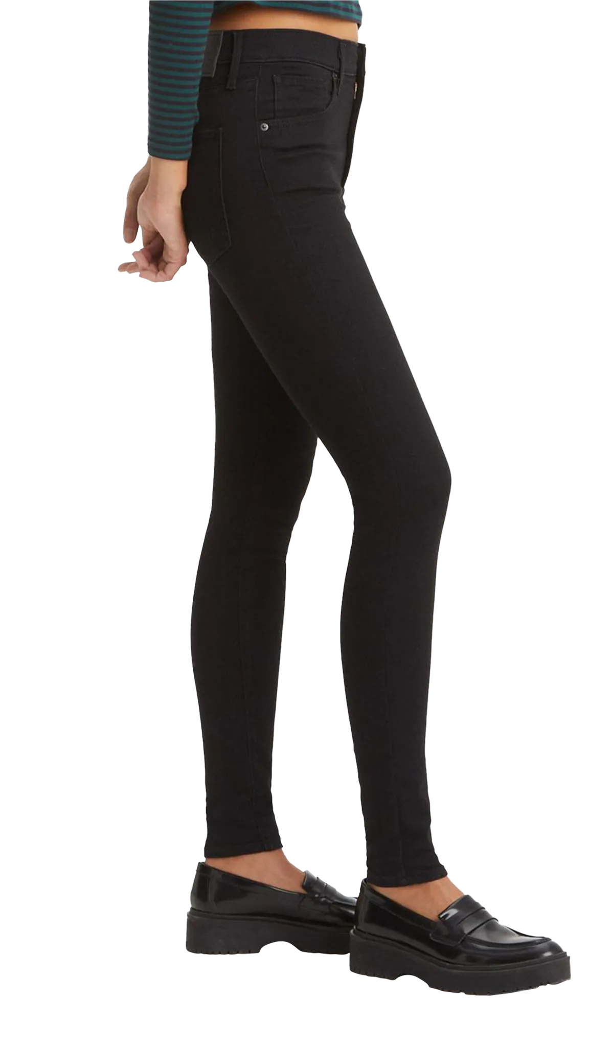 Levi's®  Mile High Super Skinny Jeans, Schwarz