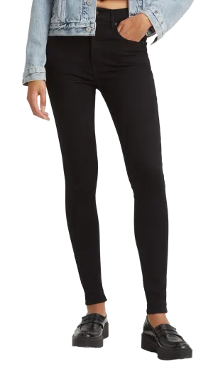 Levi's®  Mile High Super Skinny Jeans, Schwarz